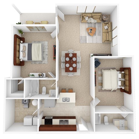 3801 So. Water Tower Place 1-3 Beds Apartment for Rent - Photo Gallery 33